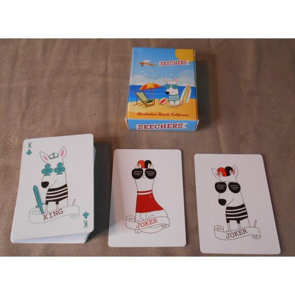 Skechers Manhattan Beach California Play Cards Deck  BOB for Dog & Cat - Picture 3 of 8